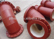 anti-abrasive and anti-corrosion cast basalt elbow